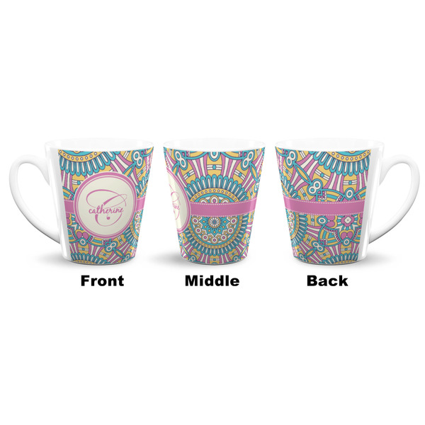 Bohemian Art 12 Oz Latte Mug - Approval