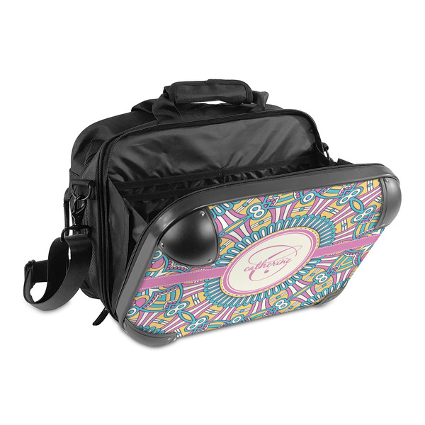 Bohemian Art 15" Hard Shell Briefcase - Open