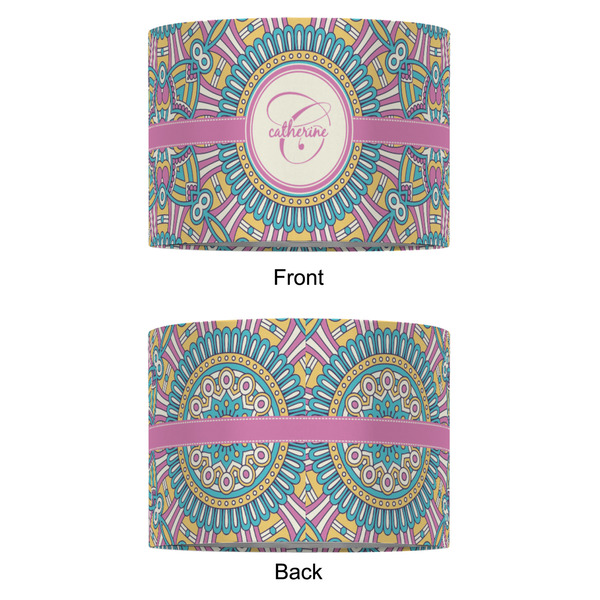 Bohemian Art 16" Drum Lampshade - APPROVAL (Fabric)