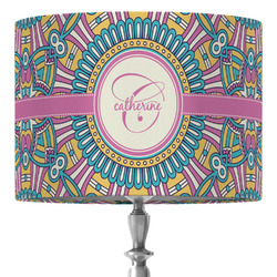 Bohemian Art 16" Drum Lamp Shade - Fabric (Personalized)