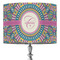 Bohemian Art 16" Drum Lampshade - ON STAND (Fabric)
