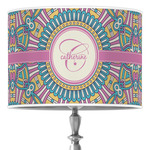 Bohemian Art 16" Drum Lamp Shade - Poly-film (Personalized)
