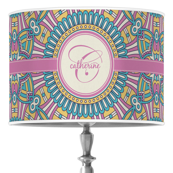 Custom Bohemian Art Drum Lamp Shade (Personalized)
