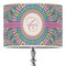 Bohemian Art 16" Drum Lampshade - ON STAND (Poly Film)