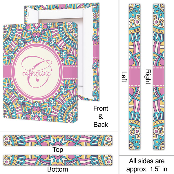 Bohemian Art 16x20 - Canvas Print - Approval