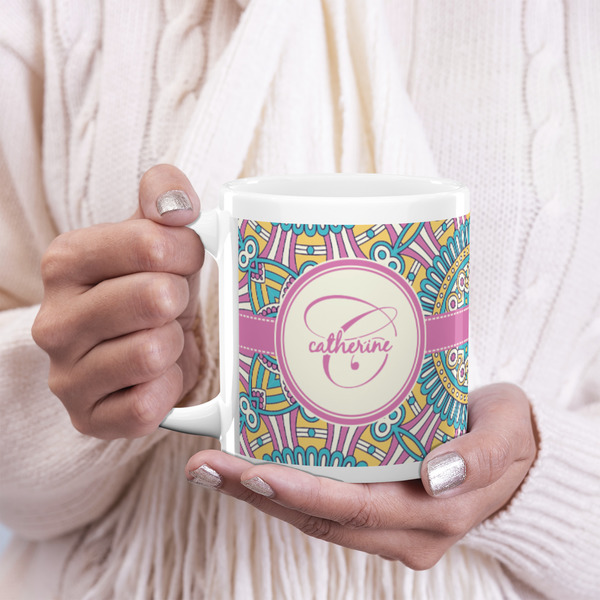 Bohemian Art 20oz Coffee Mug - LIFESTYLE