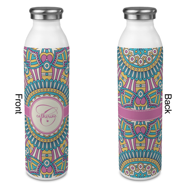 Bohemian Art 20oz Water Bottles - Full Print - Approval