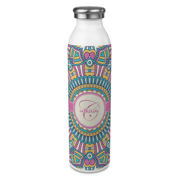 Custom Bohemian Art 20oz Stainless Steel Water Bottle - Full Print (Personalized)