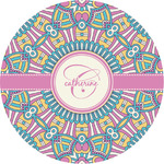 Bohemian Art Multipurpose Round Labels - Custom Sized (Personalized)