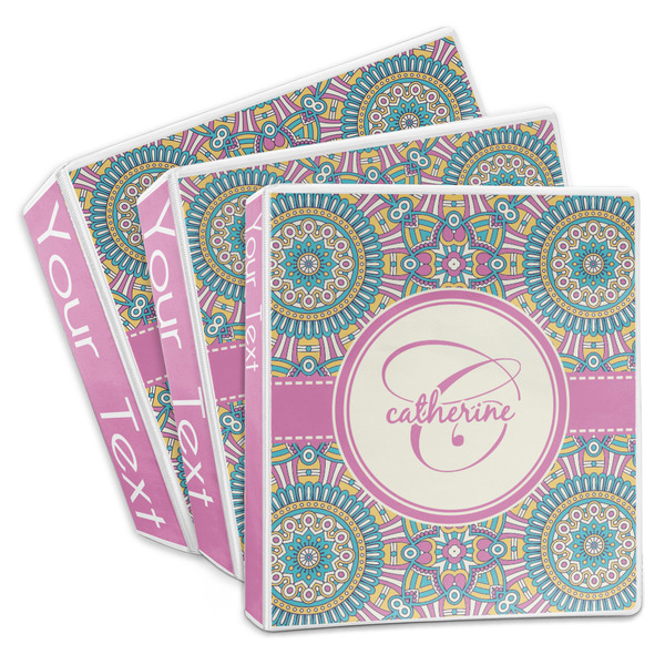 Custom Bohemian Art 3-Ring Binder (Personalized)