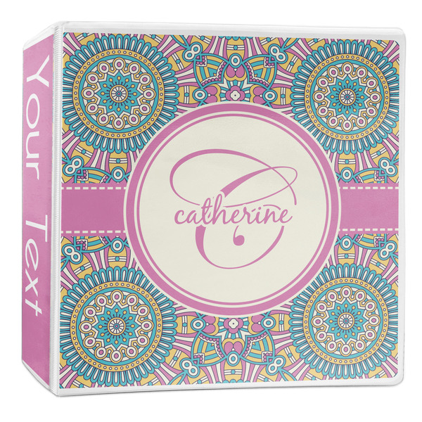 Custom Bohemian Art 3-Ring Binder - 2 inch (Personalized)