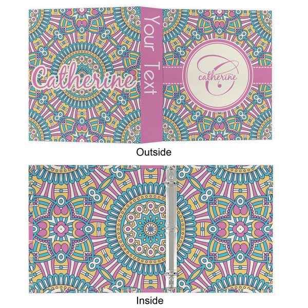 Bohemian Art 3 Ring Binders - Full Wrap - 1" - APPROVAL