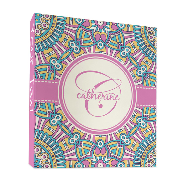 Bohemian Art 3 Ring Binders - Full Wrap - 1" - FRONT