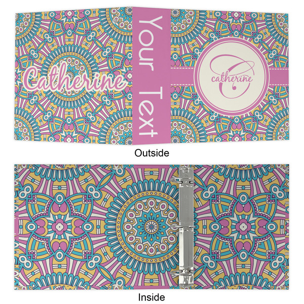 Bohemian Art 3 Ring Binders - Full Wrap - 2" - APPROVAL