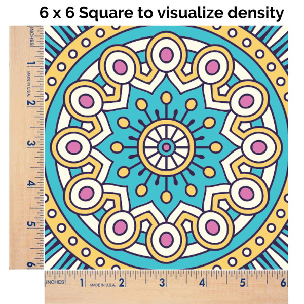 Bohemian Art 6x6 Swatch of Fabric