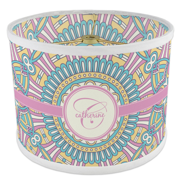 Bohemian Art 8" Drum Lampshade - ANGLE Poly-Film