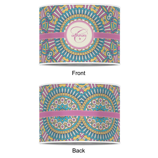 Bohemian Art 8" Drum Lampshade - APPROVAL (Poly Film)