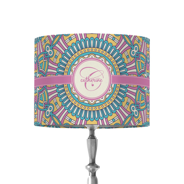 Custom Bohemian Art 8" Drum Lamp Shade - Fabric (Personalized)