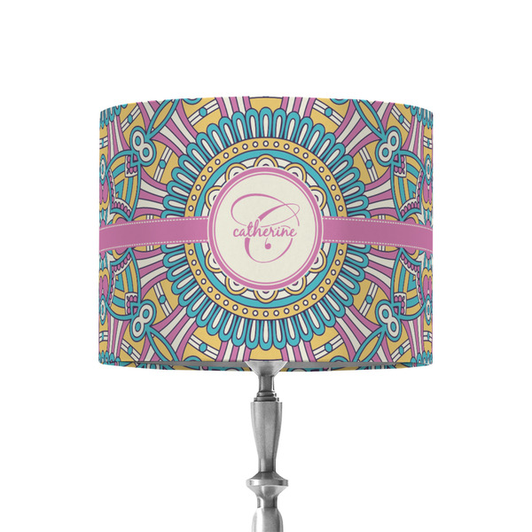 Custom Bohemian Art 8" Drum Lamp Shade - Fabric (Personalized)