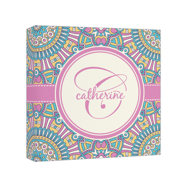 Custom Bohemian Art Canvas Print - 8x8 (Personalized)