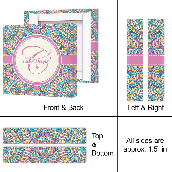 Bohemian Art 8x8 - Canvas Print - Approval