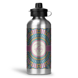 Bohemian Art Water Bottle - Aluminum - 20 oz (Personalized)