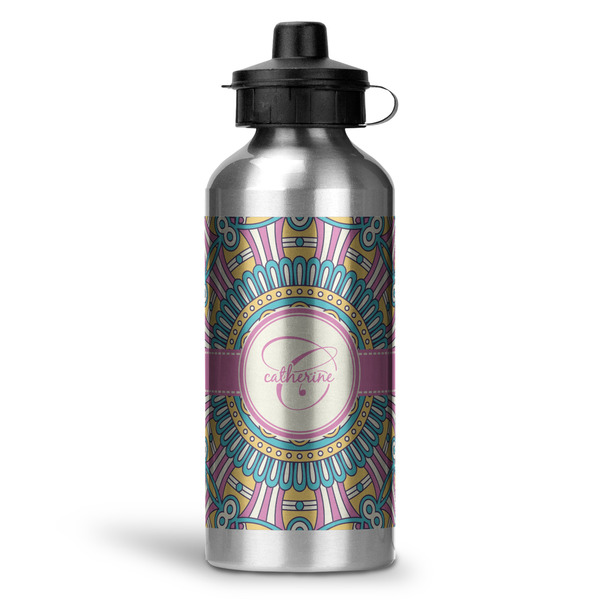 Custom Bohemian Art Water Bottles - 20 oz - Aluminum (Personalized)