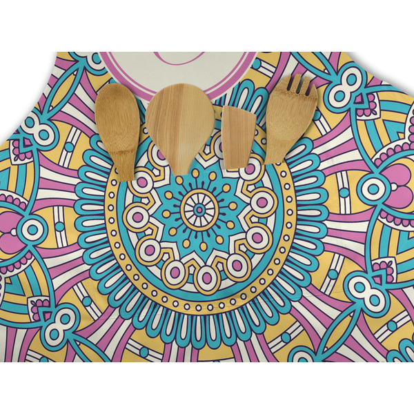 Bohemian Art Apron - Pocket Detail with Props