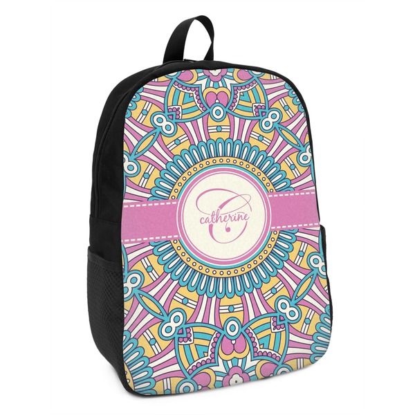 Custom Bohemian Art Kids Backpack (Personalized)