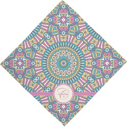 Bohemian Art Dog Bandana Scarf w/ Name and Initial