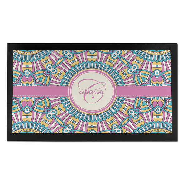 Custom Bohemian Art Bar Mat - Small (Personalized)
