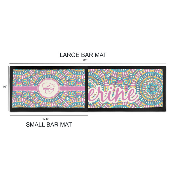 Bohemian Art Bar Mats - Sizing Chart