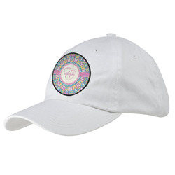 Bohemian Art Baseball Cap - White (Personalized)