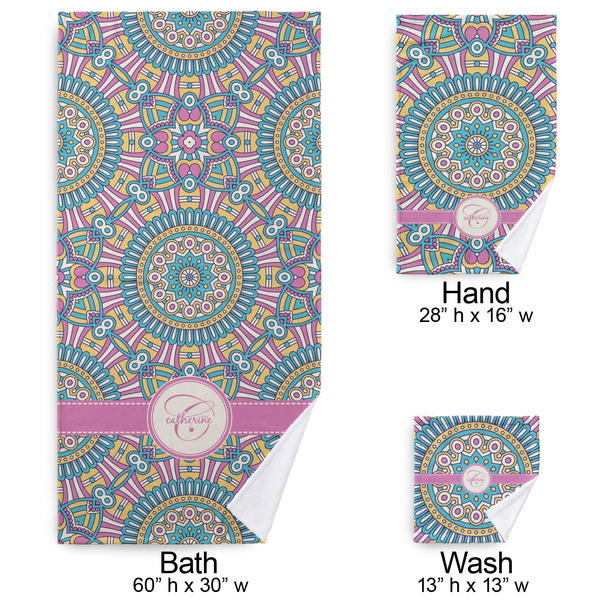 Bohemian Art Bath Towel Sets - 3-piece - Approval