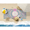 Bohemian Art Beach Towel Lifestyle