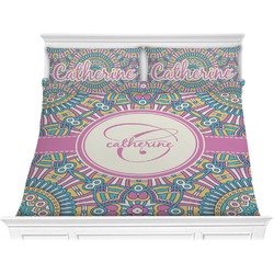 Bohemian Art Comforter Set - King (Personalized)