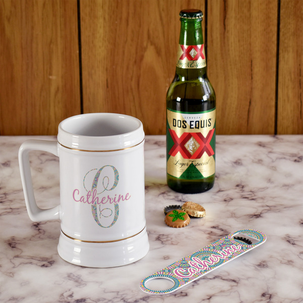 Bohemian Art Beer Stein - In Context