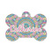 Bohemian Art Bone Shaped Dog ID Tag - Small (Personalized)