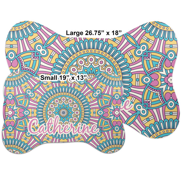 Bohemian Art Bone Shaped Mat Comparison