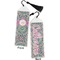 Bohemian Art Bookmark with tassel - Front and Back