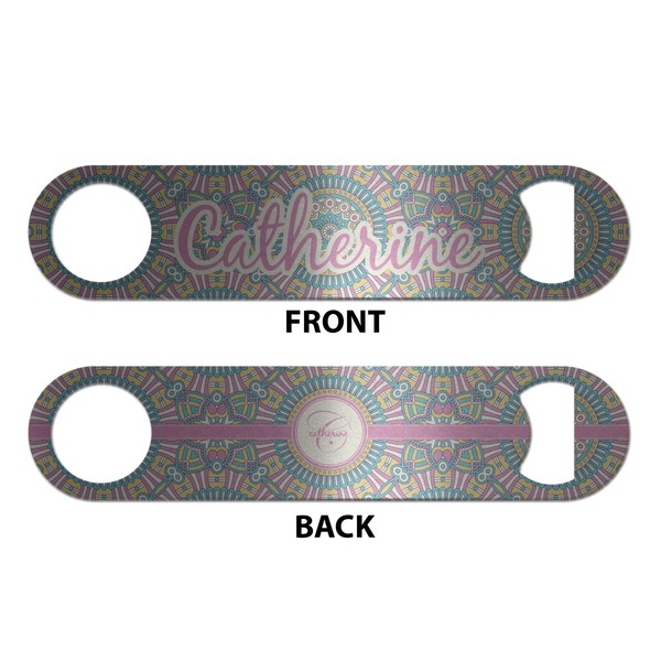 Bohemian Art Bottle Opener - Front & Back