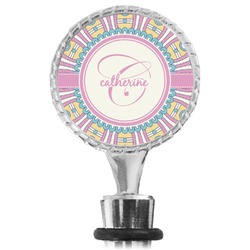 Bohemian Art Wine Bottle Stopper (Personalized)
