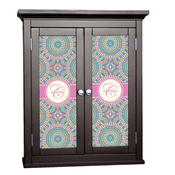 Custom Bohemian Art Cabinet Decal - Small (Personalized)
