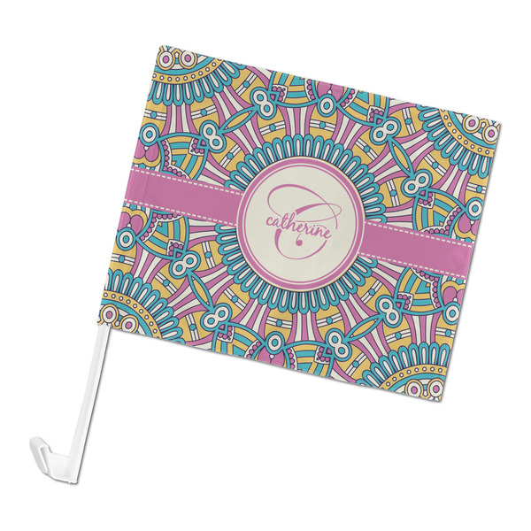 Custom Bohemian Art Car Flag - Large (Personalized)