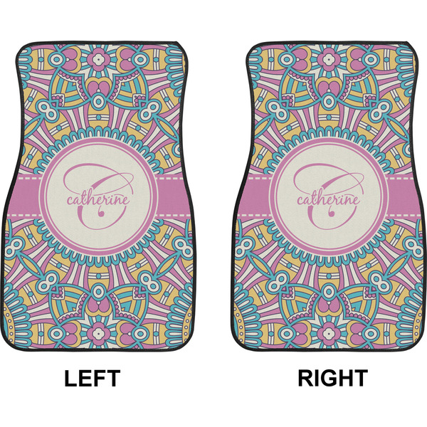 Bohemian Art Car Mat Front - Approval