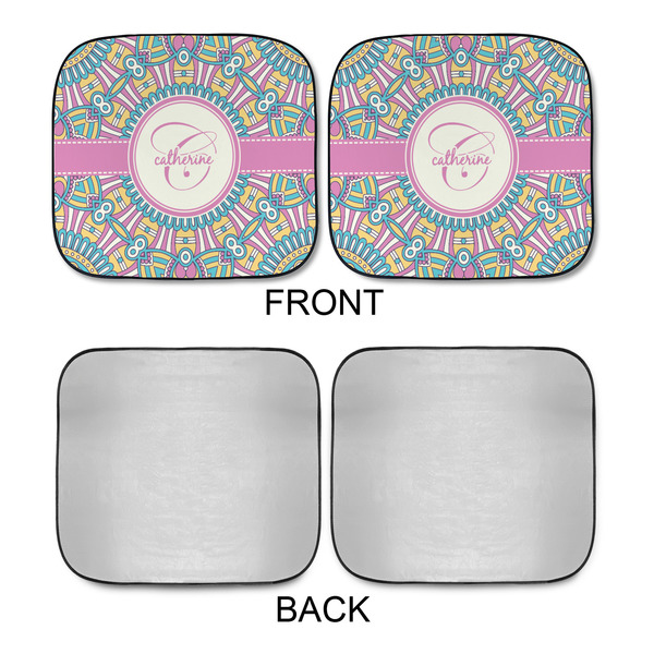 Bohemian Art Car Sun Shades - APPROVAL