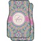 Bohemian Art Car Floor Mats (Front Seat) (Personalized)