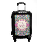 Bohemian Art Carry On Hard Shell Suitcase (Personalized)