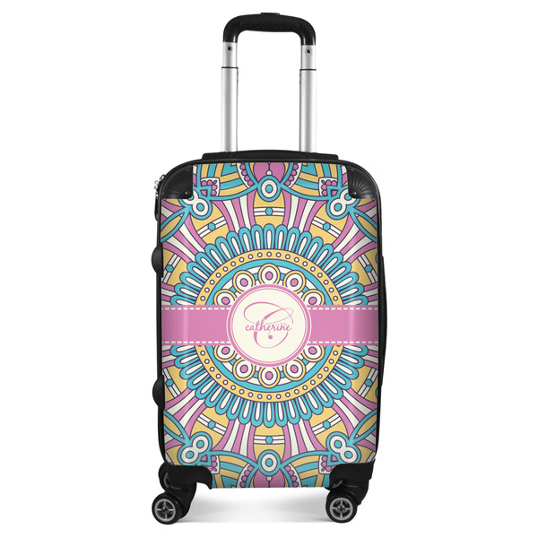 Custom Bohemian Art Suitcase - 20" Carry On (Personalized)