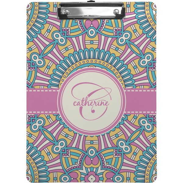 Custom Bohemian Art Clipboard (Letter Size) (Personalized)